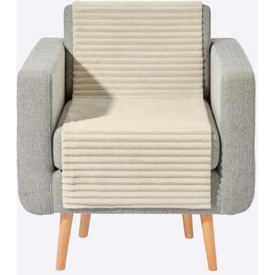 Woonserie 50x140 cm - Fauteuil- of bankbeschermer ivoorkleur unisex Woonserie 50x140 cm - Fauteuil- of bankbeschermer ivoorkleur unisex