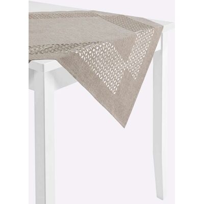 Tafelkleed 85x85 cm - Tafelkleed beige unisex Tafelkleed 85x85 cm - Tafelkleed beige unisex