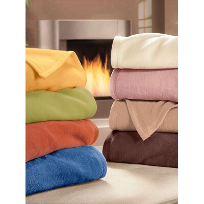 BIEDERLACK WITT-PBK Woldeken - 150x200 cm, roze, Katoen, Warm BIEDERLACK WITT-PBK Woldeken - 150x200 cm, roze, Katoen, Warm