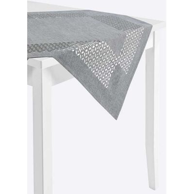 Tafelkleed 85x85 cm - Tafelkleed grijs unisex Tafelkleed 85x85 cm - Tafelkleed grijs unisex