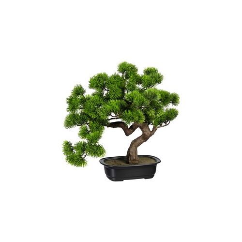 Kopu® Kunstplant Bonsai 40 cm Pijnboom met zwarte Pot - Bonsai boompje