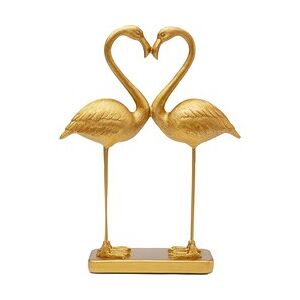 KARE DESIGN Kare Decofiguur Flamingo Love Gold 39cm
