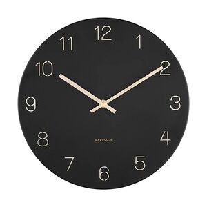 Karlsson Wall Clock Charm Engraved Numbers Small
