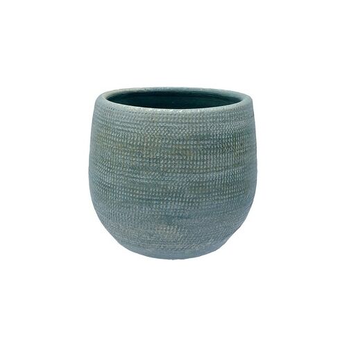 HS Potterie Aqua Blauw Groene Pot Tokio - Aqua Blauwe Pot Tokio 24x22