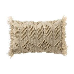 Dutch Decor ODIN - Kussenhoes 40x60 cm van 90% gerecycled polyester - in effen kleur - Eco Line collectie - Pumice Stone - beige - Dutch Decor