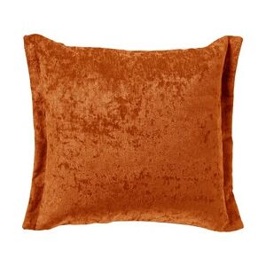 Dutch Decor LEWIS - Sierkussen 45x45 cm - fluweel - met sierrand - Potters Clay - oranje - Dutch Decor