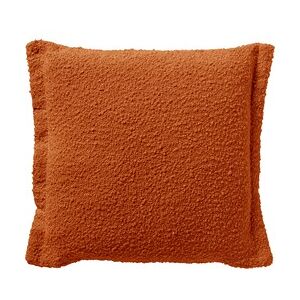 Dutch Decor OTIS - Kussenhoes 45x45 cm - effen kleur - unieke stof - Potters Clay - oranje - Dutch Decor