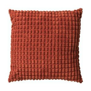 Dutch Decor ROME - Kussenhoes 45x45 cm - 100% polyester - effen kleur - Potters Clay - oranje - Dutch Decor