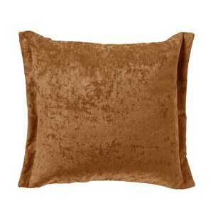 Dutch Decor LEWIS - Sierkussen 45x45 cm - fluweel - met sierrand - Tobacco Brown - bruin - Dutch Decor