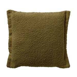 Dutch Decor OTIS - Kussenhoes 45x45 cm - effen kleur - unieke stof - Military Olive - groen - Dutch Decor