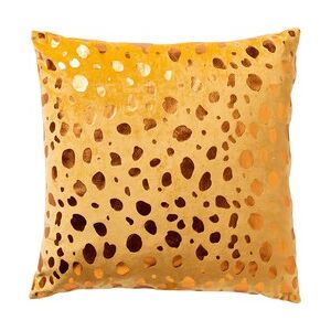 Dutch Decor TINO - Kussenhoes velvet 45x45 cm Golden Glow - geel - Dutch Decor