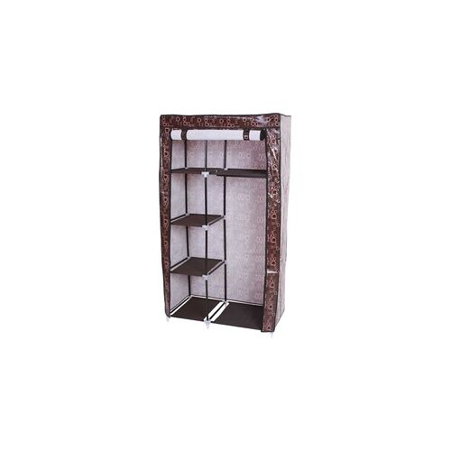 CosmoCasa Cosmo Casa Opvouwbare Kast - Kampeerkast - Stoffen Kast - Garderobe - 163x89x43cm