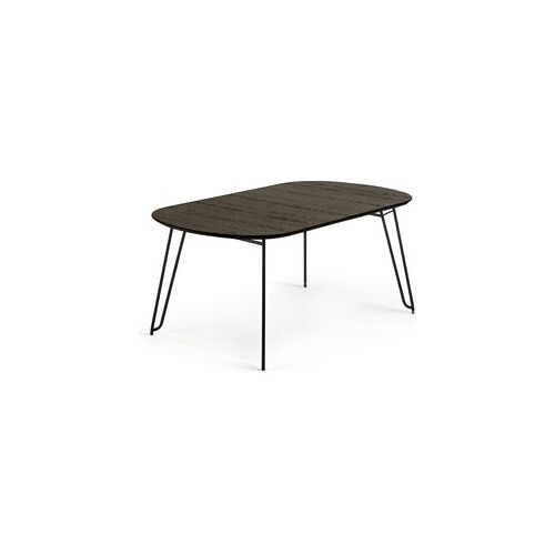 Kave Home - Milian ovale uitschuifbare eettafel 140 (220) x 90 cm