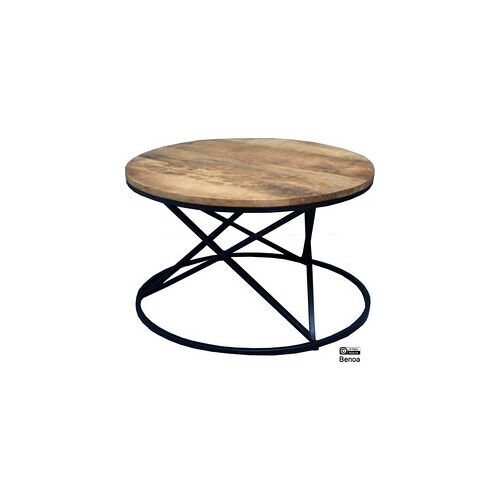 Benoa Arkansas Wooden iron Coffee Table 70 cm