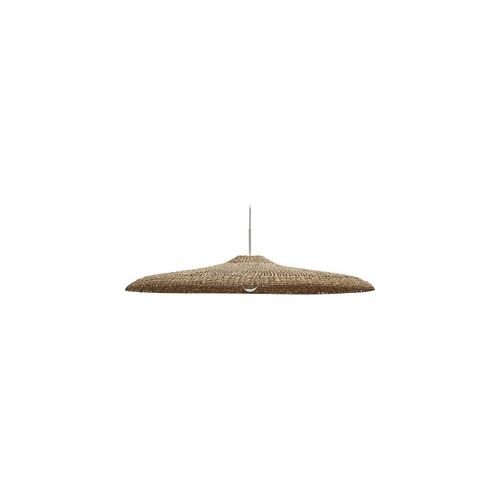 Kave Home - Plafondlamp Cruilles van natuurlijke vezels met natuurlijke afwerking Ø 100 cm