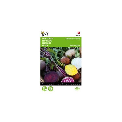 5 stuks - Bieten Mixed colors (geel rood wit) Tuinplus - Buzzy