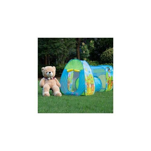 Decopatent® Ballenbak MET Speeltent EN Speeltunnel - Ballenbak Speeltent - Baby - Peuter - Speeltent voor kinderen - Ballentent Popup