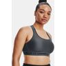 Under Armour ua crossback mid bra 1361034-012 Grijs