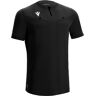 Macron DIENST REFEREE SHIRT BLK/WHT 50210901 991 Zwart-Wit