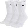 NIKE nike everyday cushion crew t 3pr sx7664-100 Wit-Zwart