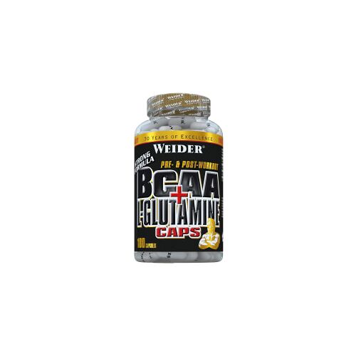 BCAA + L-Glutamine (180 caps) Weider capsules aminozuren BCAA Glutamin