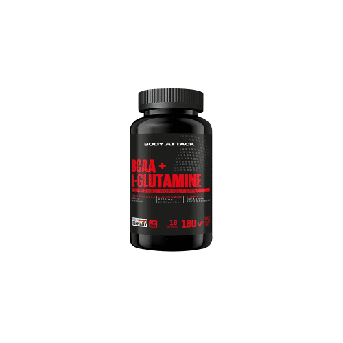 BCAA + Glutamin 12000 (180 caps) Body Attack capsules aminozuren BCAA Glutamin