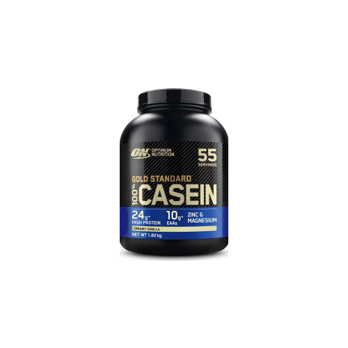 100% Casein Gold Standard 1818g Creamy Vanilla, vanille Optimum Nutrition poeder eiwit Caseïne