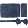 Suitable Cumberband Strik Pochet Set Navy -