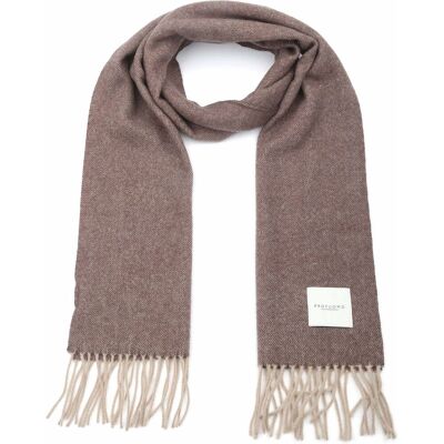 Profuomo Sjaal Lamswol Brown - Profuomo Sjaal Lamswol Brown -