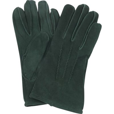 Suitable Suede Handschoen Donkergroen Suitable Suede Handschoen Donkergroen