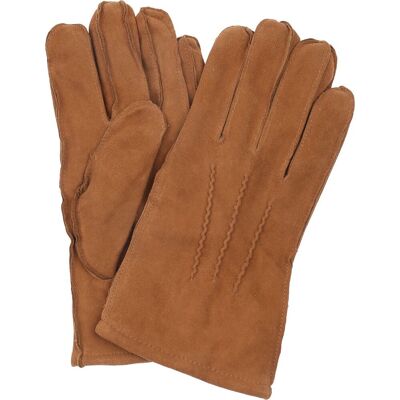Suitable Suede Handschoen Cognac Suitable Suede Handschoen Cognac