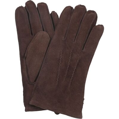 Suitable Suede Handschoen Donkerbruin Suitable Suede Handschoen Donkerbruin