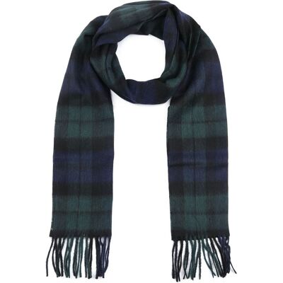 Barbour Sjaal Blackwatch Lamswol Donkergroen - Barbour Sjaal Blackwatch Lamswol Donkergroen -