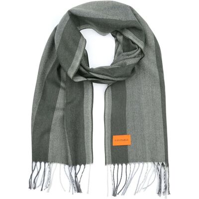 Suitable Sjaal Softfeel Herringbone Groen - Suitable Sjaal Softfeel Herringbone Groen -