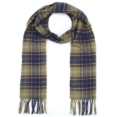 Barbour Sjaal Tartan Lamswol Klassiek - Barbour Sjaal Tartan Lamswol Klassiek -
