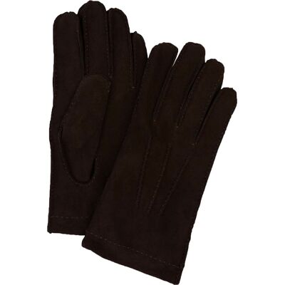Profuomo Handschoenen Wol Bruin Suede Profuomo Handschoenen Wol Bruin Suede