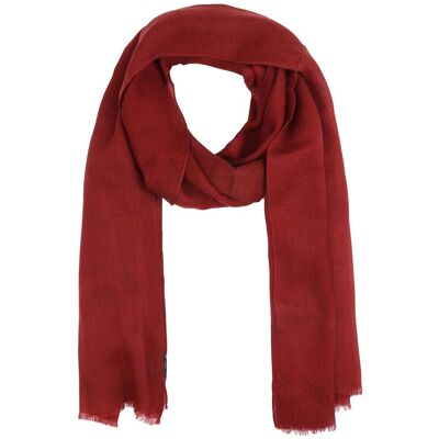 Profuomo Sjaal Wol Geweven Rood - Profuomo Sjaal Wol Geweven Rood -