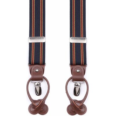 Suitable Luxe Bretels Streep Navy - Suitable Luxe Bretels Streep Navy -