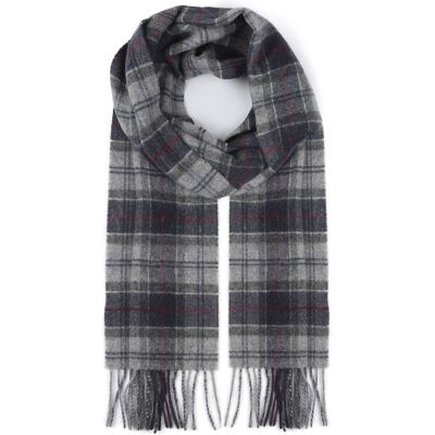 Barbour Sjaal Tartan Lamswol Grijs - Barbour Sjaal Tartan Lamswol Grijs -