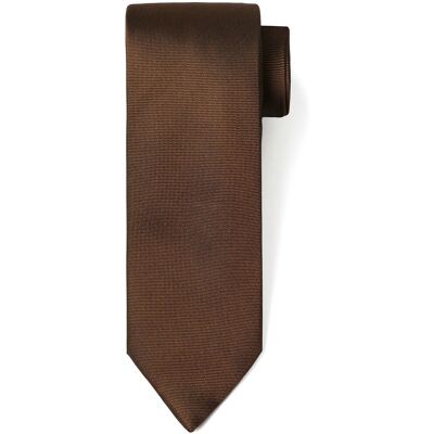 Suitable Zijde Stropdas Bruin - Suitable Zijde Stropdas Bruin -