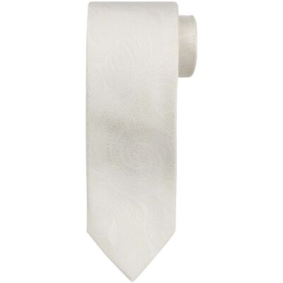 Suitable Wedding Stropdas Zijde Paisley Off White - Suitable Wedding Stropdas Zijde Paisley Off White -