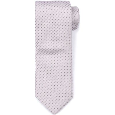 Suitable Stropdas Zijde Dots Off White - Suitable Stropdas Zijde Dots Off White -