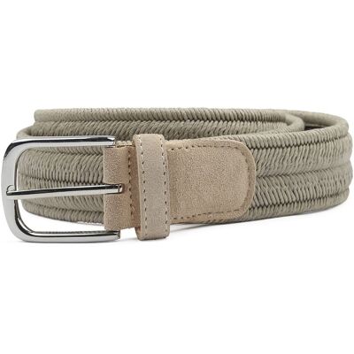 Profuomo Waxed Geweven Riem Khaki Profuomo Waxed Geweven Riem Khaki