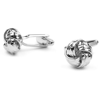 Suitable Manchetknoop Knoop Zilver - Suitable Manchetknoop Knoop Zilver -