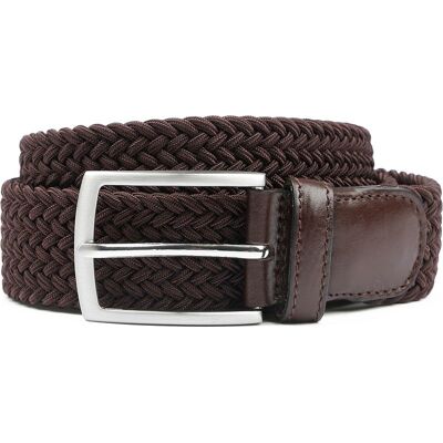 Profuomo Geweven Riem Bruin Profuomo Geweven Riem Bruin