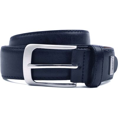 Profuomo Riem Leer Navy Profuomo Riem Leer Navy