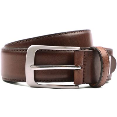 Profuomo Leren Riem Polish Bruin Profuomo Leren Riem Polish Bruin