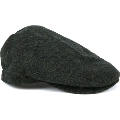 Barbour Barlow Flat Cap Herringbone Donkergroen Barbour Barlow Flat Cap Herringbone Donkergroen