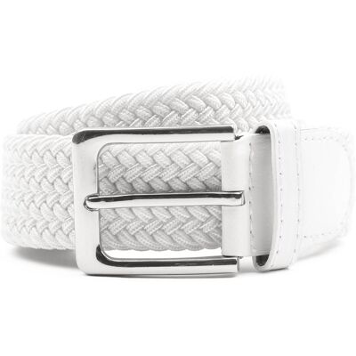 Suitable Geweven Riem Wit Suitable Geweven Riem Wit