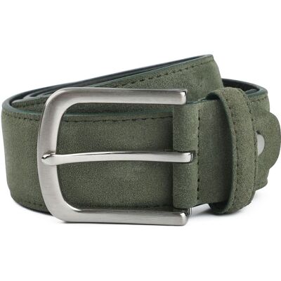Suitable Riem Suède Leer Groen Suitable Riem Suède Leer Groen